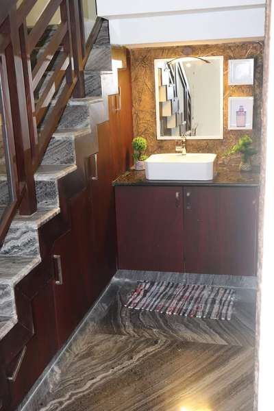 Bathroom, Staircase Designs by Contractor max interior exterior , Kannur | Kolo