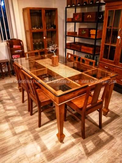 Dining, Furniture, Table, Storage Designs by Interior Designer farbe  Interiors , Thrissur | Kolo