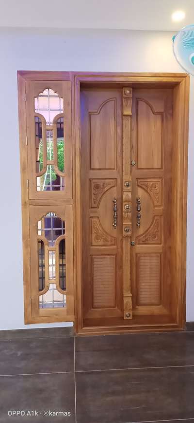 Door Designs by Carpenter Sreejith Karma, Pathanamthitta | Kolo