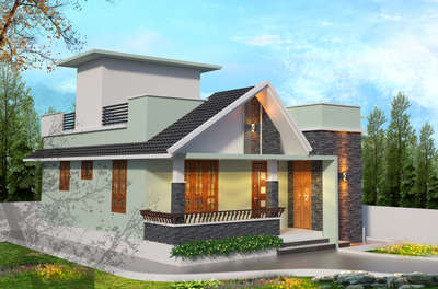 Exterior Designs by Contractor Prem raj, Pathanamthitta | Kolo