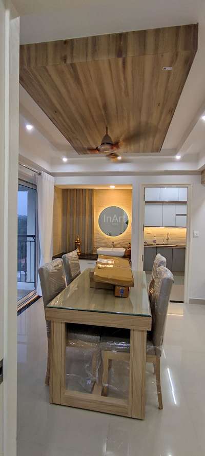 Dining, Furniture, Table, Lighting, Ceiling, Storage Designs by Civil Engineer Rakesh PR, Thiruvananthapuram | Kolo