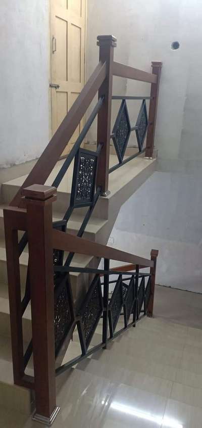 Staircase Designs by Fabrication & Welding anish thottupuram, Alappuzha | Kolo