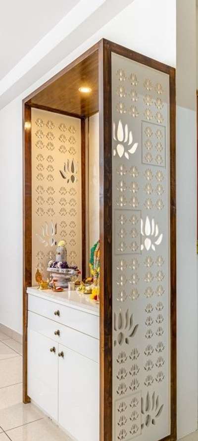 Prayer Room, Storage Designs by Carpenter Gopal Vishwakarma, Bhopal | Kolo