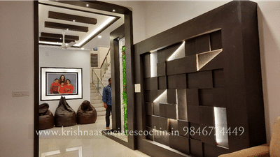 Ceiling, Lighting, Living, Furniture, Storage Designs by Interior Designer Krishna Associates Ampio homedecor , Ernakulam | Kolo