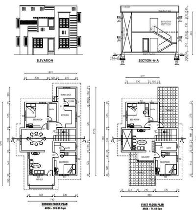 Plans Designs by Civil Engineer Sreejith Tk, Thiruvananthapuram | Kolo