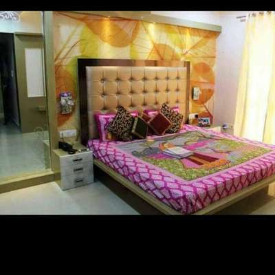 Bedroom, Furniture, Lighting, Storage, Wall Designs by Carpenter Ayyub Saifi Sameer, Delhi | Kolo