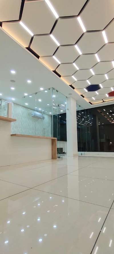 Ceiling, Lighting, Storage, Flooring Designs by Interior Designer SpaceDecor  Interiors , Thrissur | Kolo