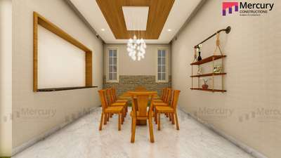 Ceiling, Dining, Furniture, Storage, Table Designs by Civil Engineer Mercury  Constructions, Kozhikode | Kolo