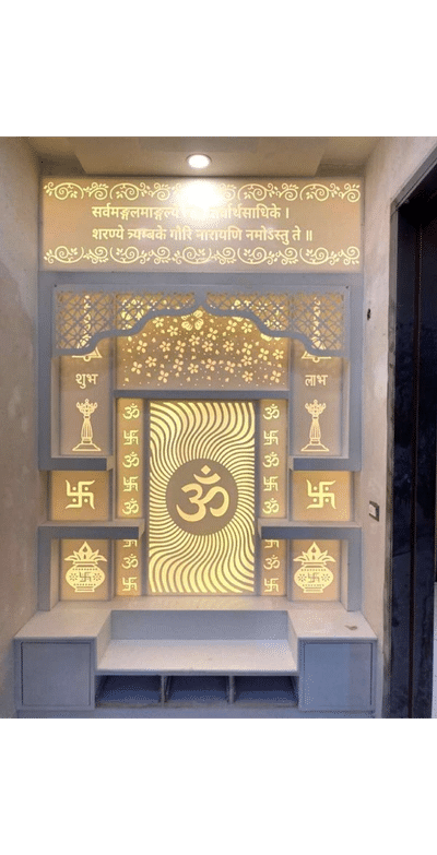 Prayer Room, Storage Designs by Carpenter Narshi Ram Choudhary , Jaipur | Kolo