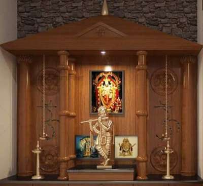 Prayer Room Designs by Carpenter Mukesh Mukesh, Ernakulam | Kolo