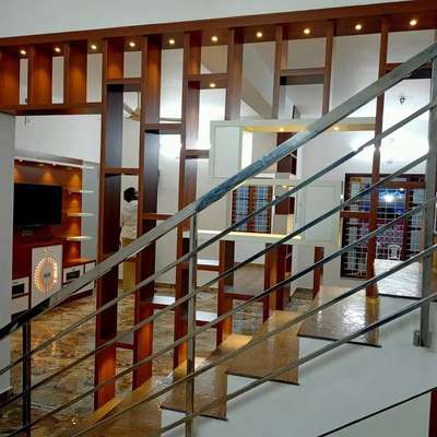 Lighting, Storage, Window, Staircase, Living Designs by Electric Works Vishnu Nair, Pathanamthitta | Kolo