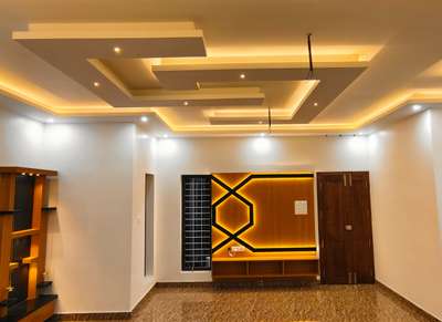 Ceiling, Lighting Designs by Civil Engineer LUXUZ  BUILDERS , Thiruvananthapuram | Kolo