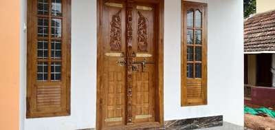 Door Designs by Carpenter SHIJU  v c, Thrissur | Kolo