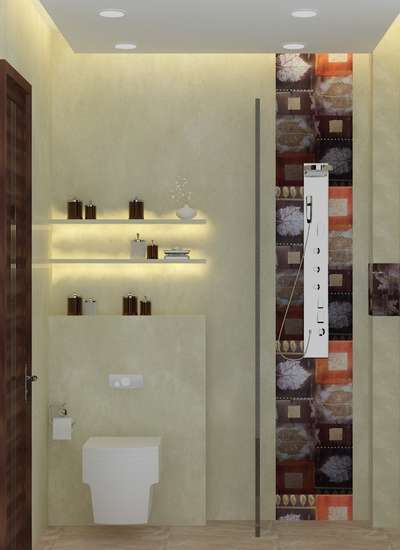 Bathroom, Wall Designs by Contractor Gn Ahmad, Gautam Buddh Nagar | Kolo