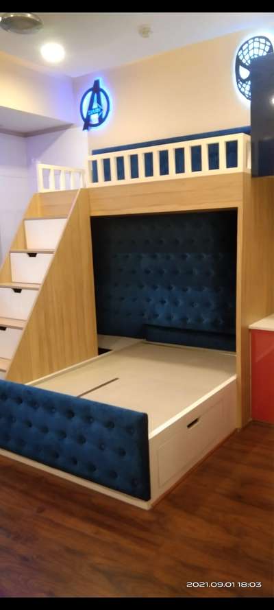 Bedroom, Furniture, Staircase, Storage Designs by 3D & CAD FS CREATIVE DESIGN, Gautam Buddh Nagar | Kolo