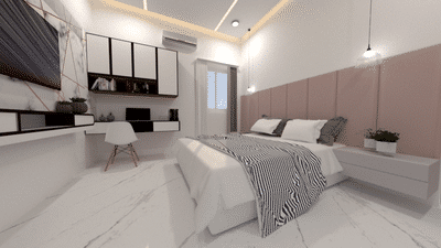Furniture, Storage, Bedroom, Wall, Window Designs by Architect Prachi Soni, Jaipur | Kolo