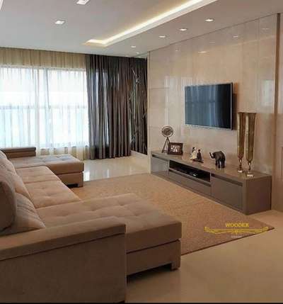 Living, Storage, Lighting, Furniture, Ceiling Designs by Interior Designer Woodex Interior, Ernakulam | Kolo