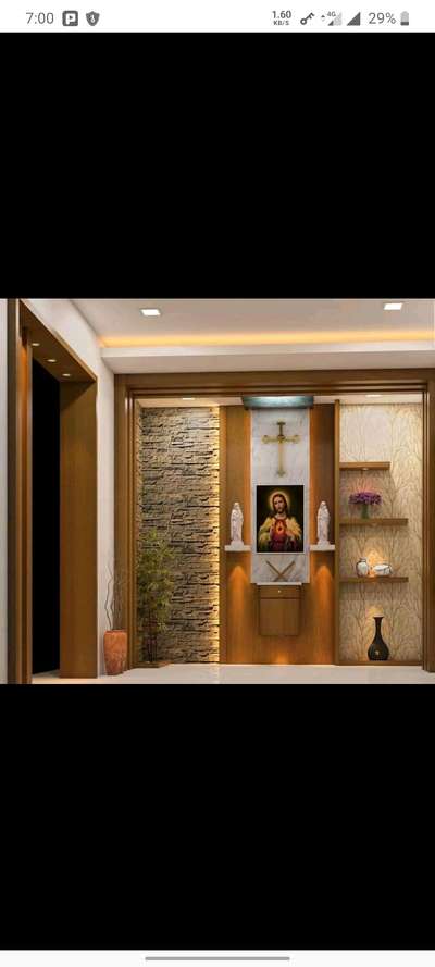 Prayer Room Designs by Interior Designer Mathew Siju Siju, Ernakulam | Kolo