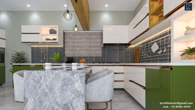 Kitchen, Lighting, Storage Designs by Civil Engineer DCRAFT BUILDERs, Ernakulam | Kolo