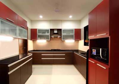 Kitchen, Lighting, Storage Designs by Architect Geetey And Sons Pvt Ltd, Jaipur | Kolo