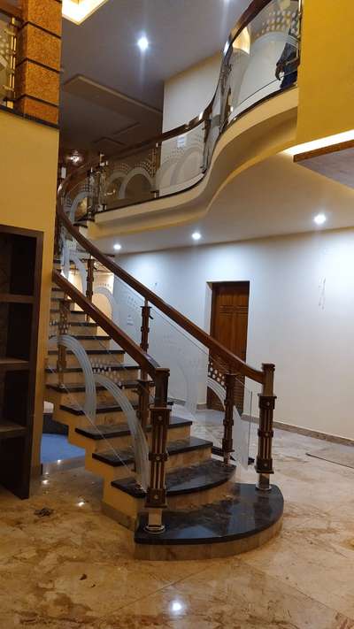 Lighting, Staircase Designs by Architect Aartecc Builders , Kollam | Kolo