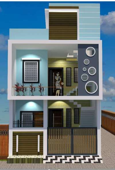 Exterior, Lighting Designs by Flooring Aayat patel Aayat Patel, Dewas | Kolo