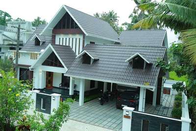 Exterior Designs by Building Supplies Suhail Shahul, Thrissur | Kolo