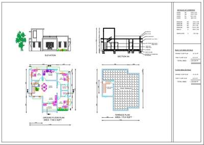 Plans Designs by 3D & CAD Meharali U, Thiruvananthapuram | Kolo