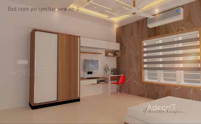 Bedroom, Ceiling, Lighting, Storage, Furniture Designs by Interior Designer Akhil Achari, Thrissur | Kolo