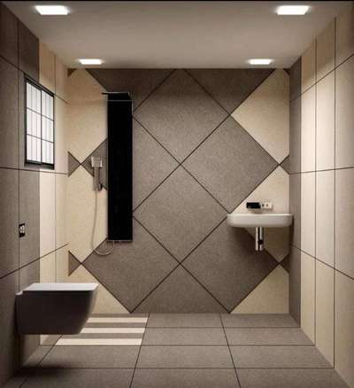 Bathroom, Wall, Lighting Designs by Flooring Rajesh GC, Alappuzha | Kolo