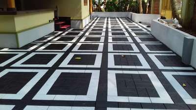 Flooring Designs by Contractor Pushparajan Vadakencherry , Palakkad | Kolo