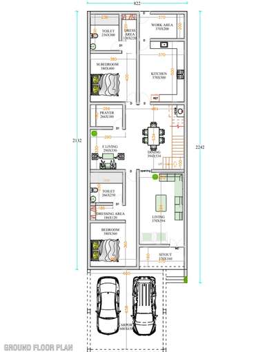 Plans Designs by Civil Engineer Tranquil Architects, Thrissur | Kolo