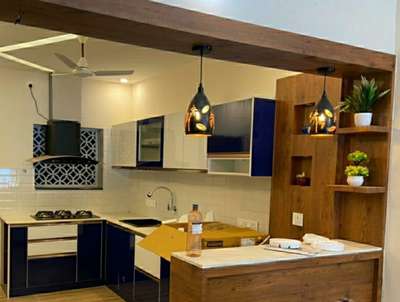 Kitchen, Storage Designs by Interior Designer Saneesh Babu, Thiruvananthapuram | Kolo