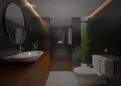 Bathroom Designs by 3D & CAD Megha K, Kozhikode | Kolo