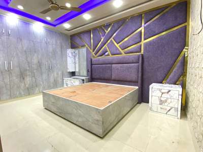 Bedroom, Furniture, Lighting, Storage, Wall Designs by Carpenter Shafi king, Jaipur | Kolo
