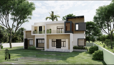 Exterior Designs by Civil Engineer Dreamshell infra, Palakkad | Kolo
