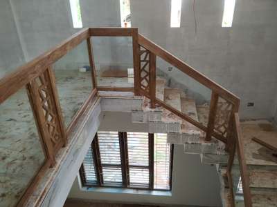 Staircase Designs by Carpenter pradeep kumarT, Kannur | Kolo