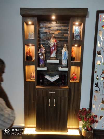 Prayer Room Designs by Carpenter ANEESH KUMARR, Kottayam | Kolo