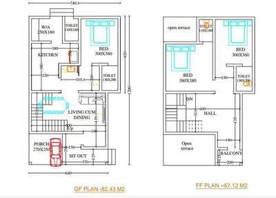Plans Designs by Civil Engineer RESHMI P, Kozhikode | Kolo