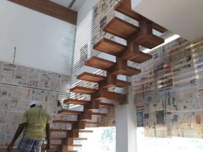 Staircase Designs by Painting Works hari hari, Alappuzha | Kolo