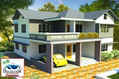 Exterior Designs by 3D & CAD 7736949465 -  7907543809, Pathanamthitta | Kolo