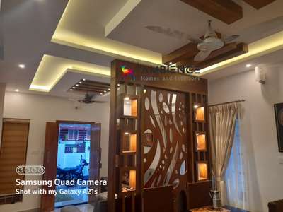 Ceiling, Lighting, Storage Designs by Interior Designer Ambience CNC Laser Cutting Hub, Thiruvananthapuram | Kolo