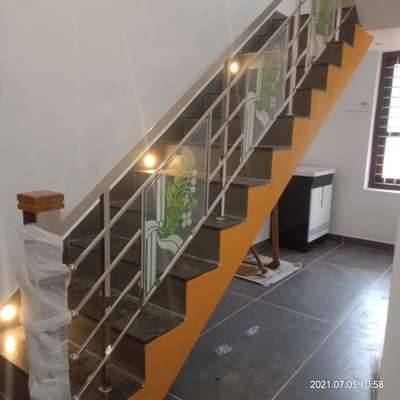 Staircase Designs by Fabrication & Welding arun  R, Kollam | Kolo