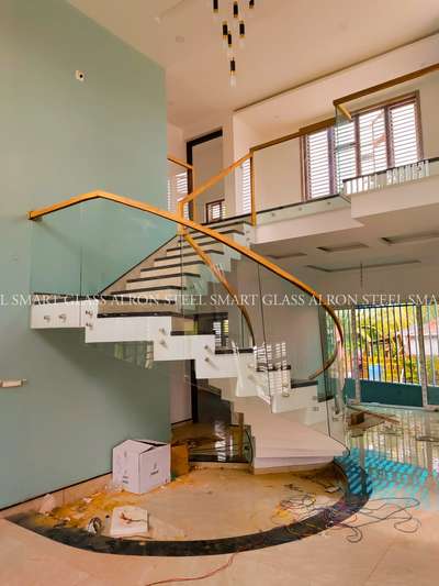 Staircase, Living Designs by Interior Designer BINSON SEBASTIAN, Kottayam | Kolo