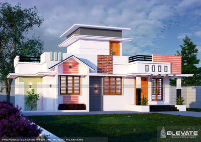 Exterior Designs by 3D & CAD Elevate builders, Palakkad | Kolo