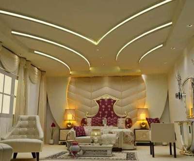 Ceiling, Furniture, Lighting, Bedroom, Storage Designs by Contractor Dilip Nishad, Gautam Buddh Nagar | Kolo