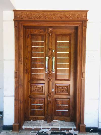 Door Designs by Carpenter Vishnu vforu, Alappuzha | Kolo