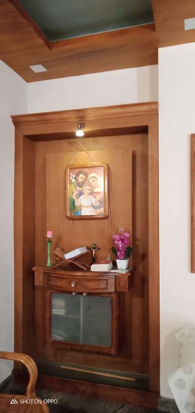 Prayer Room Designs by Carpenter Rajesh Acharya, Kottayam | Kolo
