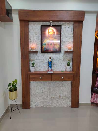 Prayer Room Designs by Contractor Bineesh Varghese, Ernakulam | Kolo