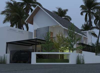 Exterior Designs by Civil Engineer SANJAY A, Kollam | Kolo
